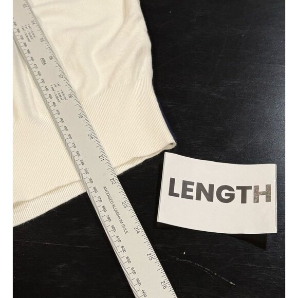 NWT Zara Sleeveless Top Stretch Knit Preppy Nautical White Navy Women’s Small - Picture 9 of 9